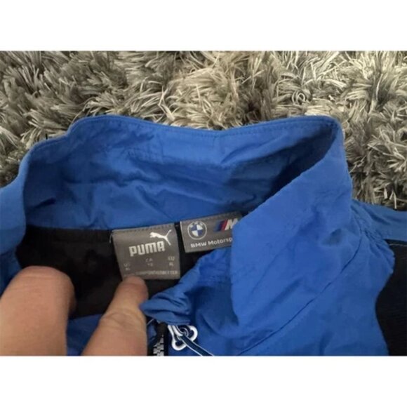 Puma Men's BMW Motorsport‎ Windbreaker Jacket XL Multicolor Full Zip - Picture 3 of 4